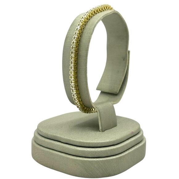 14K Yellow Gold 1.95cttw Diamond Tennis Bracelet JAGi Cert. (16023) - Picture 6 of 8